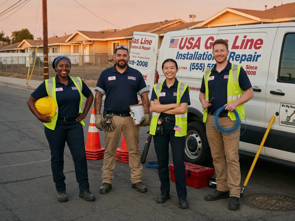 Gas Line Installation company in Achille, OK